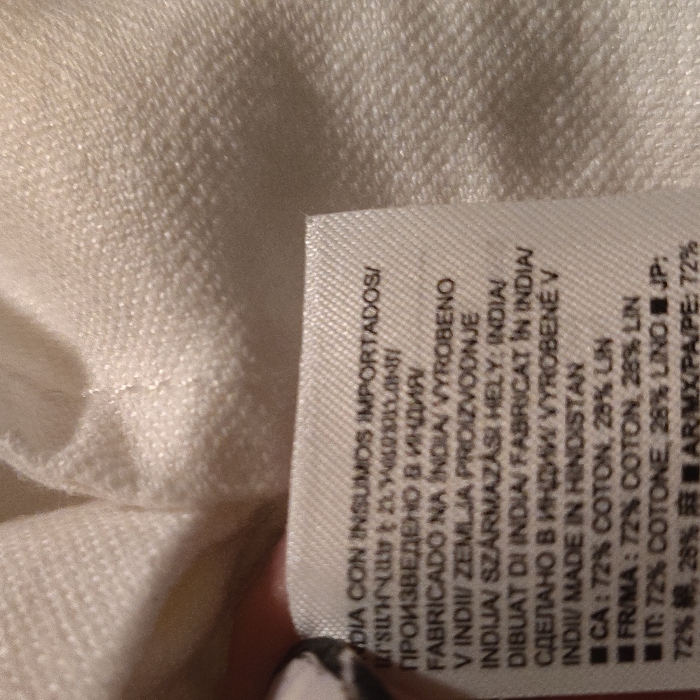 Banana Republic Jean Jacket, Women White Denim, Zip Up, Collar, Pockets, XS - Picture 12 of 12
